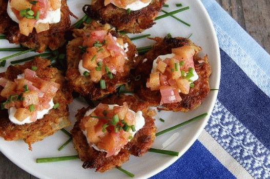 Foto panqueques de papa alemanes