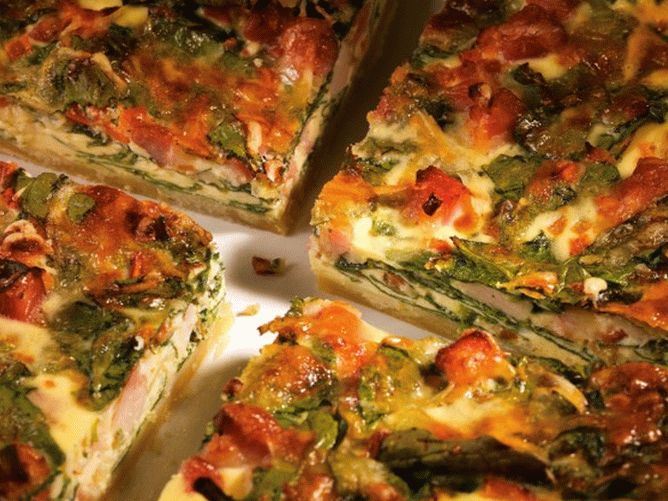 Quiche Lorraine con Espinacas