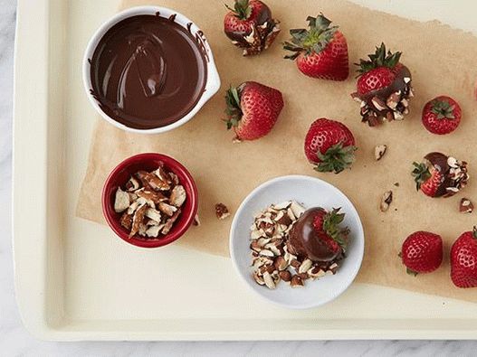 Foto Fresas en chocolate para el día de San Valentín