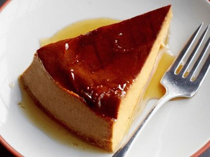 Foto café-flan de naranja