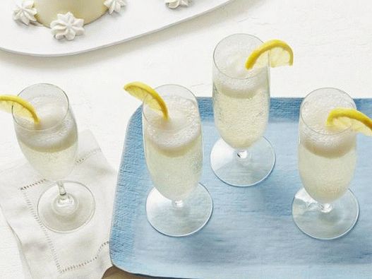 Foto cóctel Prosecco con sorbete de limón