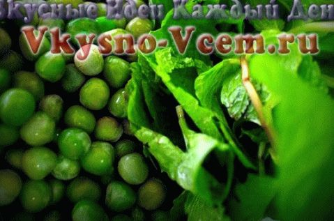 Guisantes verdes para el invierno sin vinagre