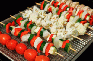 Verduras ahumadas