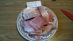 Chuletas de carpa plateada