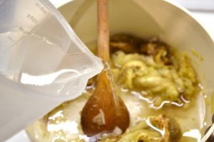 Sopa de crema de berenjenas