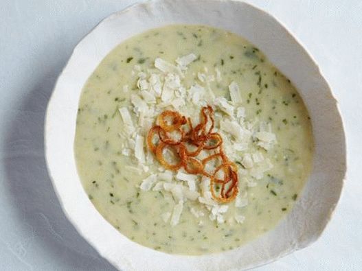 Foto Crema de papas al horno y puerros