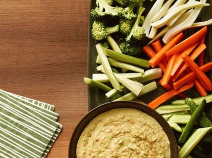 Foto de salsa cremosa de verduras y salsa