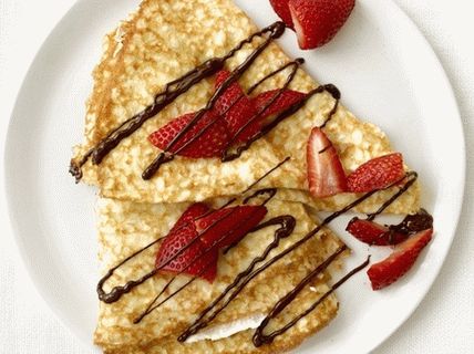 Foto de crepes con queso ricotta