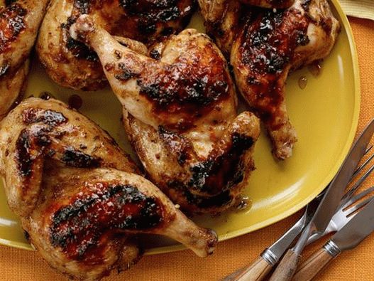 Pepinillos a la parrilla con salsa de idiota