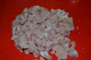 Tortitas de pollo picadas