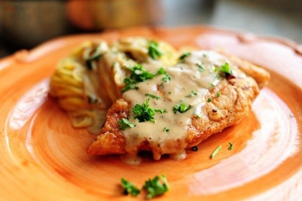 Filete De Pollo Y Crema