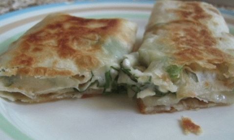 Pita con relleno