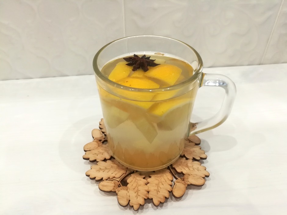 Bebida de limón y jengibre