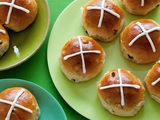 Bollos cruzados para Pascua