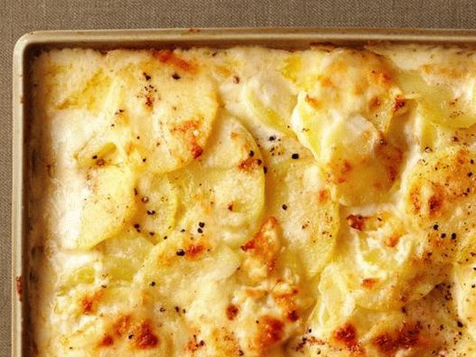 Gratinado de cuatro papas y queso