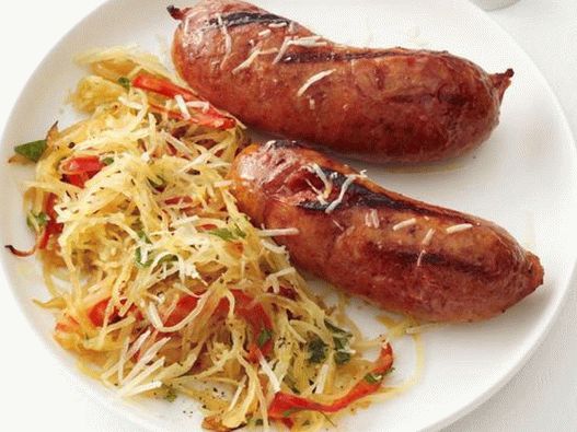 Fotografía del plato - Spaghetti Pumpkin with Kupat