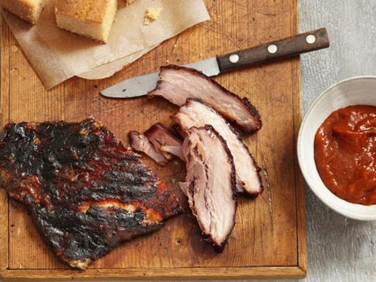 Panceta de cerdo a la parrilla con salsa de jengibre Panceta de cerdo a la parrilla con salsa de jengibre