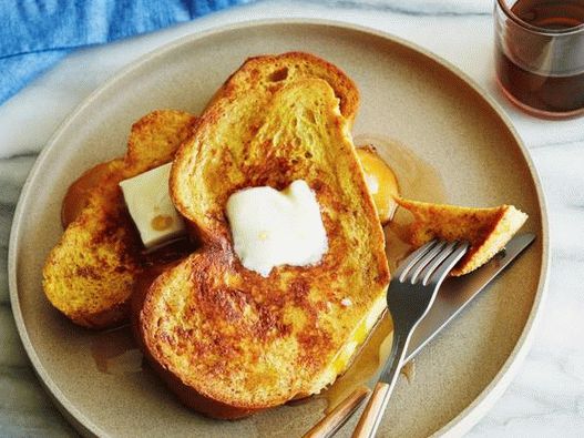 Fotografía del plato: tostadas francesas de canela