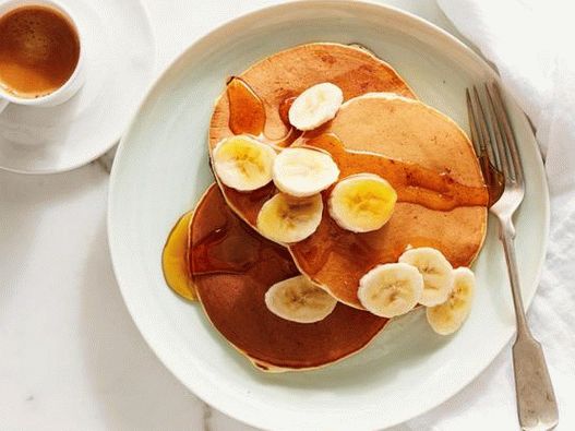 Foto del plato - Panqueques de plátano en crema agria
