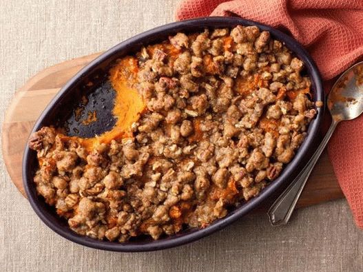 Foto del plato - Cazuela de batata con nueces glaseadas