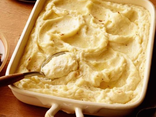 Fotografía de platos: puré de papas al horno