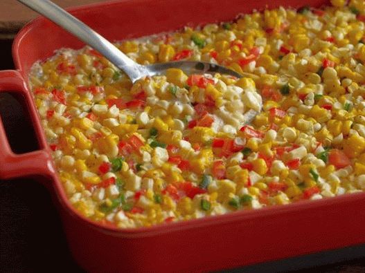 Foto del plato - Cazuela de maíz en la mazorca con campana y pimiento picante