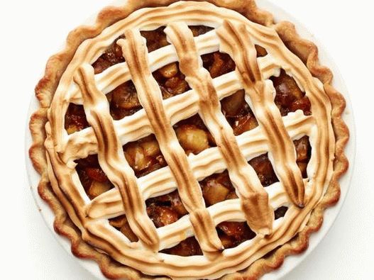 Foto del plato - Tarta de manzana y almendras con merengue