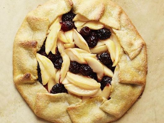 Foto del plato: galleta de manzana y mora