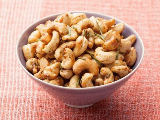 Anacardos Asados   con Romero