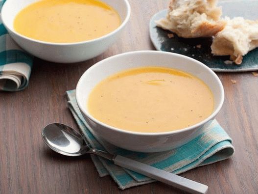 Puré de sopa de calabaza