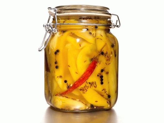 Foto de mango en escabeche con jengibre