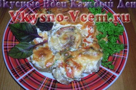 Manto perezoso al horno con verduras