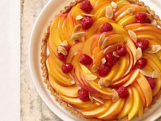 Tarta de almendras con foto
