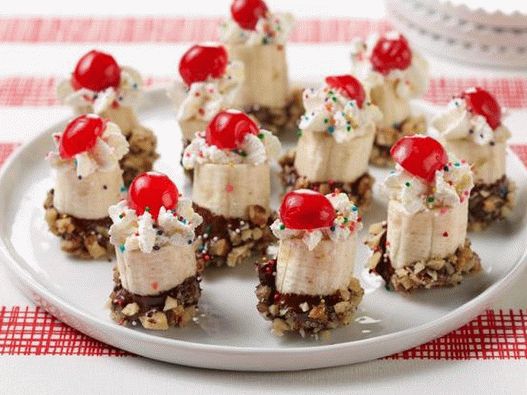 Fotografía del plato - Tiny Banana Split