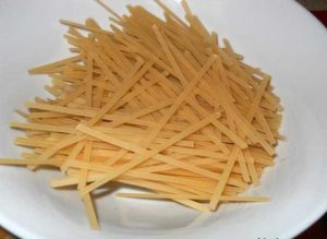 Fideos de leche