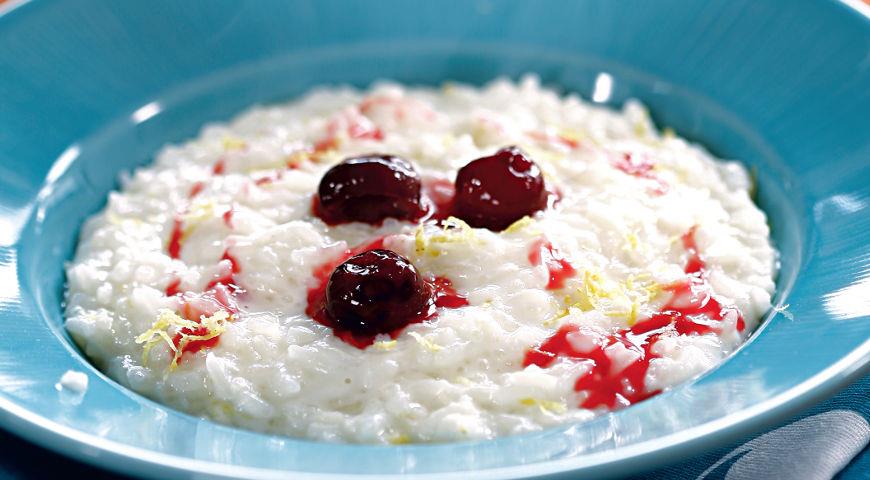 Arroz con Leche y Cereza