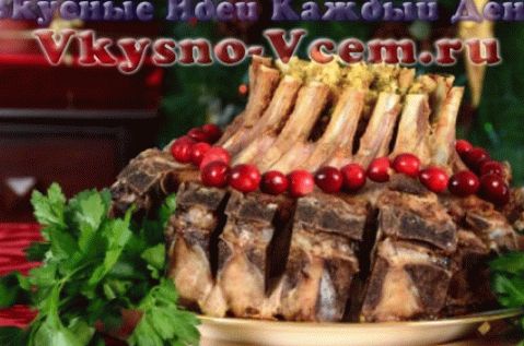 Carne en el hueso para las vacaciones