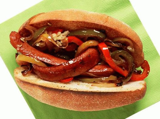 Hot dog con pimiento