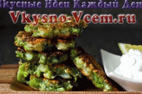 buñuelos de calabaza con brócoli