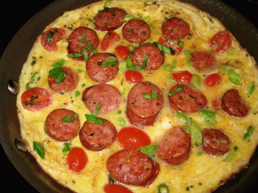 Tortilla de chorizo