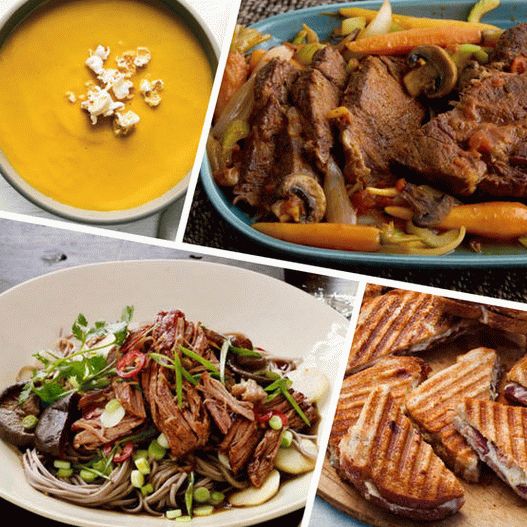 Foto platos de otoño para recibir invitados