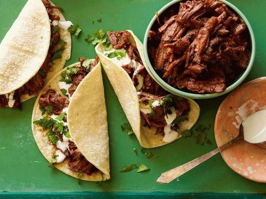 Foto del plato - Tacos de costillas de res guisadas