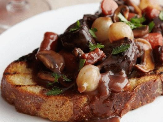 Foto del plato - Beauf bourguignon - una receta clásica