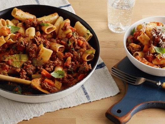 Foto del plato - Salsa boloñesa con carne picada