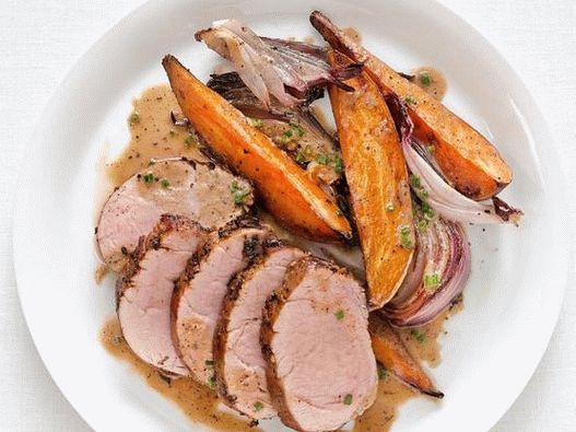 Foto del plato - Cerdo asado con camote