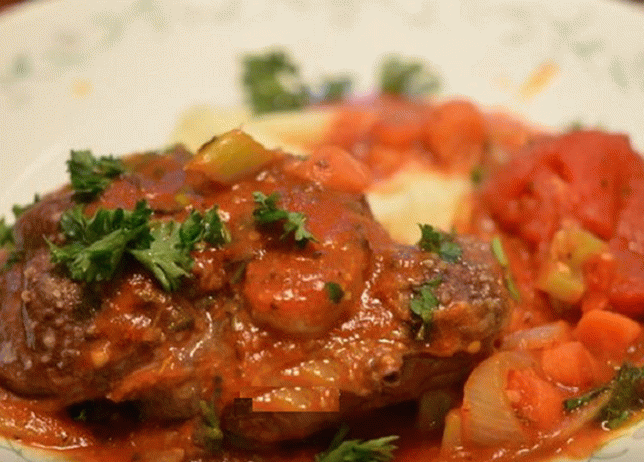 Ossobuco con ternera