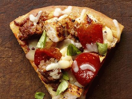 Foto pizza picante con especias