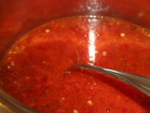 Salsa de chile picante