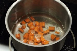 Arroz hervido con verduras