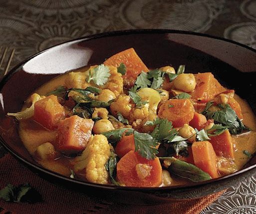 Foto curry vegetal